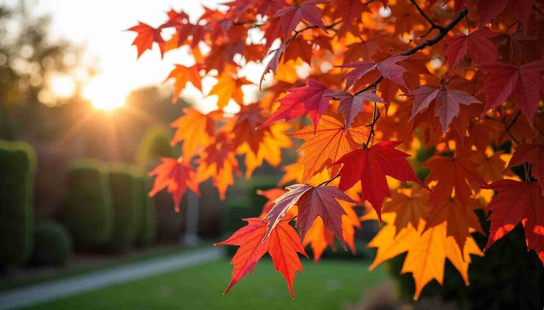 Appréciez l&rsquo;éclat automnal du liquidambar au jardin