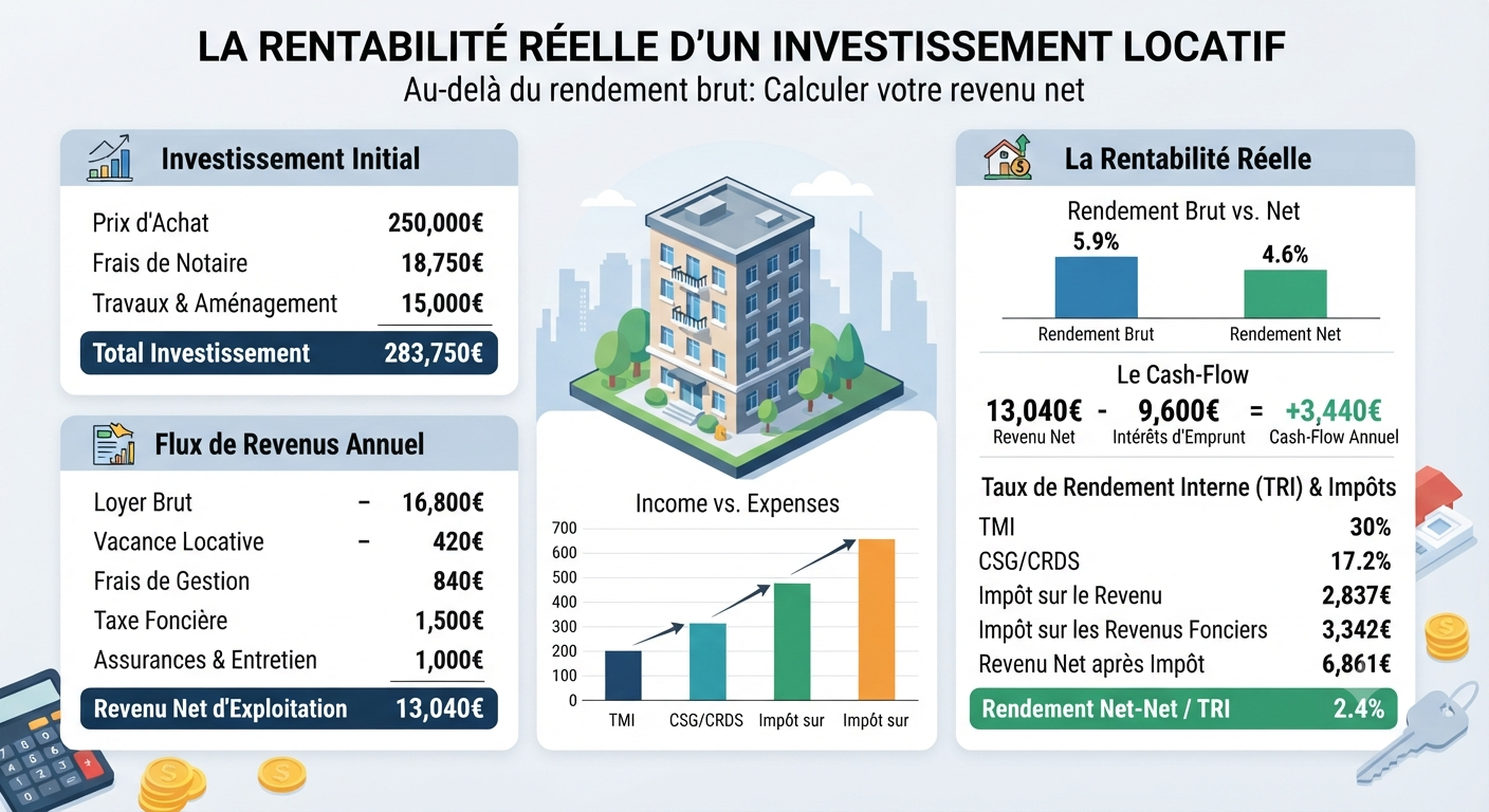Comment évaluer la rentabilité réelle d’un investissement locatif